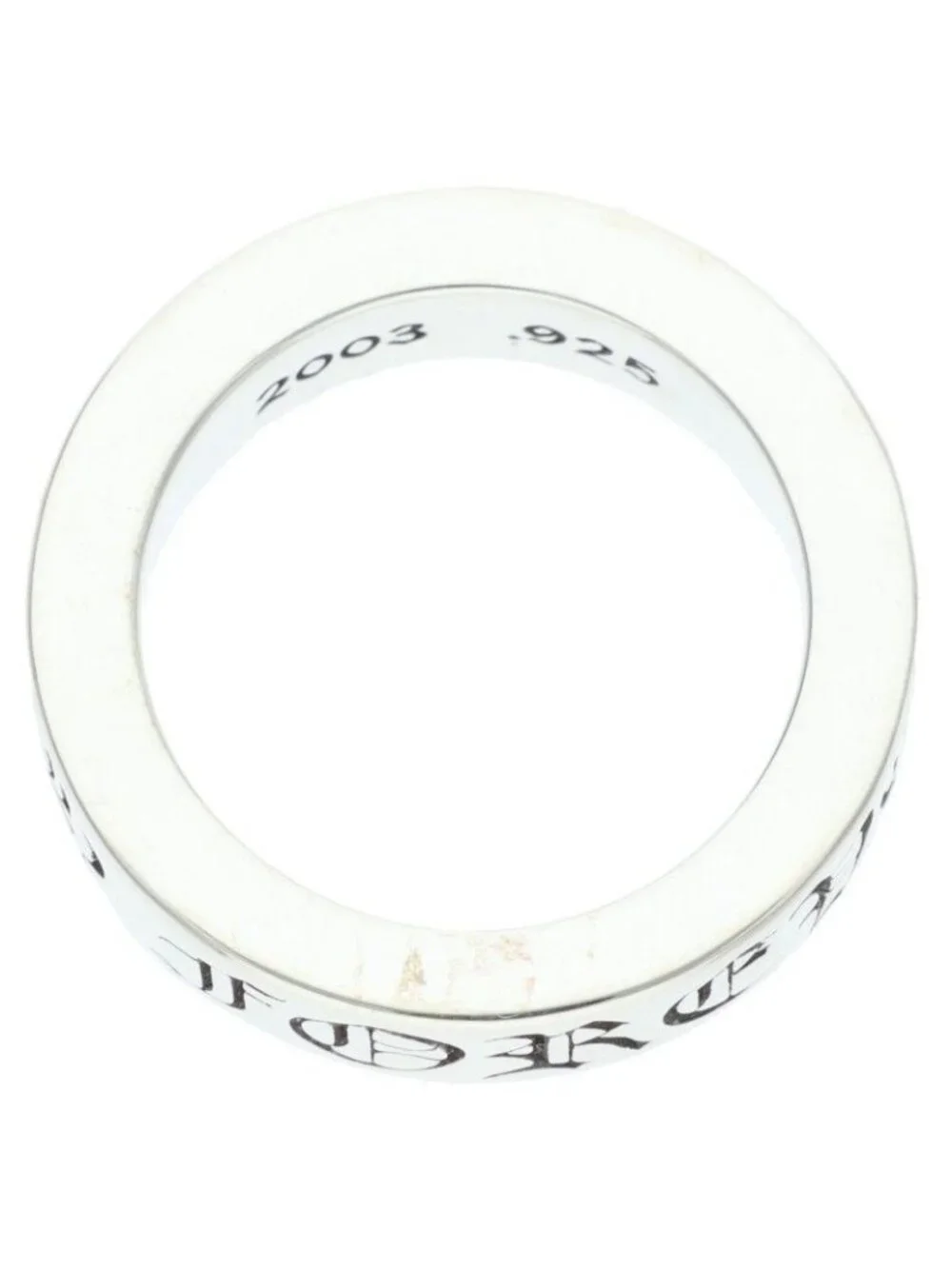 Chrome Hearts Spacer Forever Silver Ring